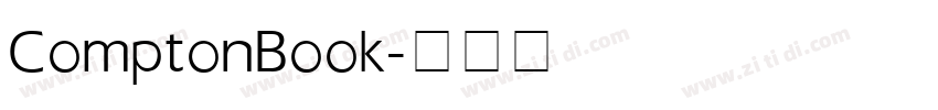 Compton Book字体转换